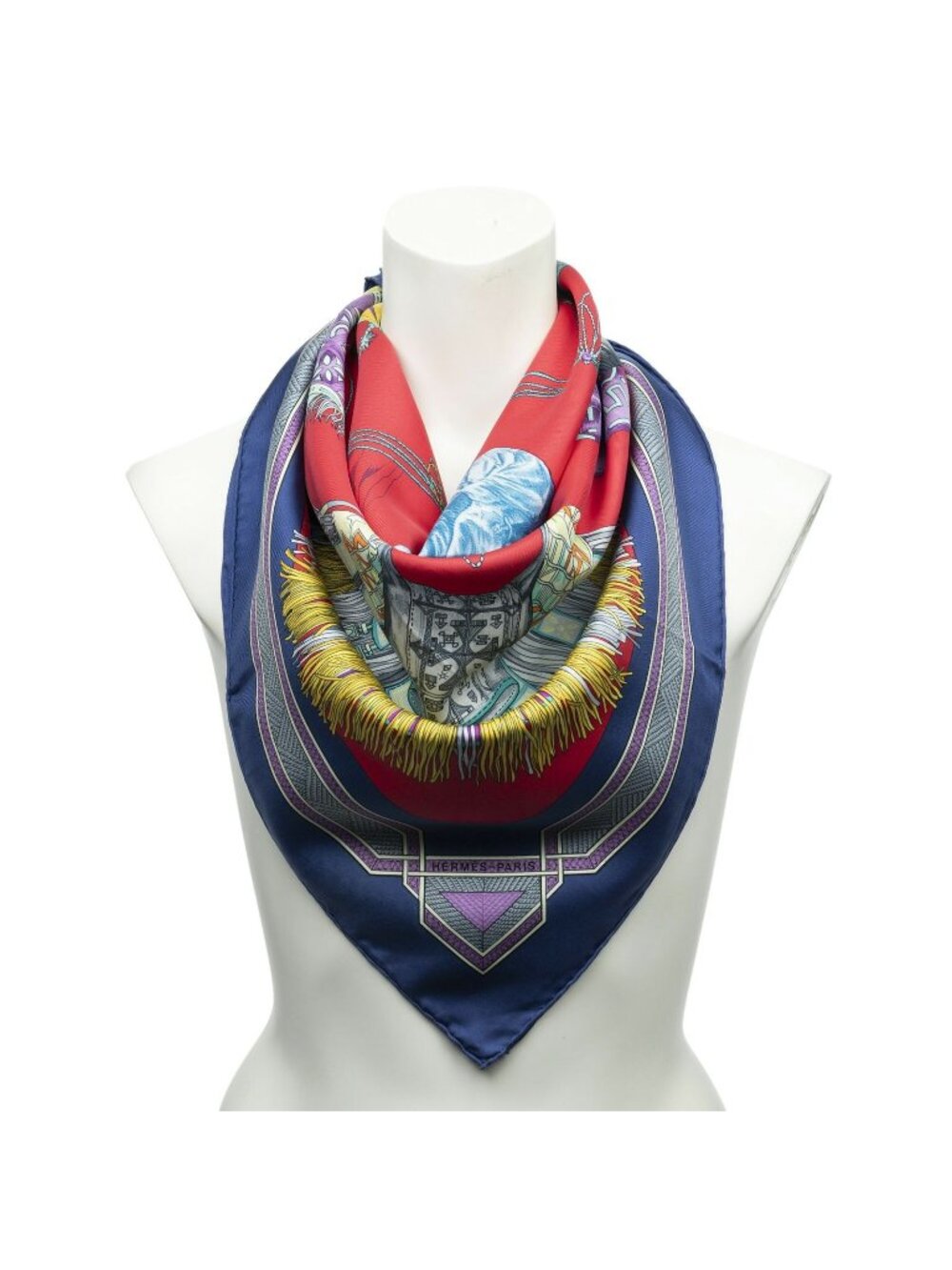 Hermes Scarf Red